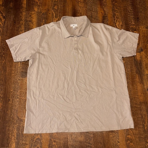 Mens BP Nordstrom Short Sleeve Tan Polo Shirt Size XL - Picture 1 of 3